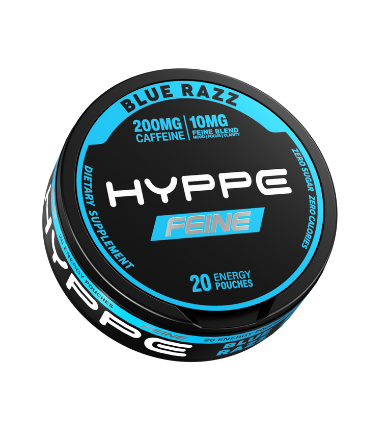 FEINE Blue Razz energy pouches