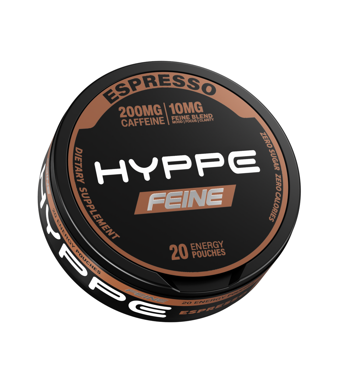 FEINE Espresso 200mg caffeine energy pouches